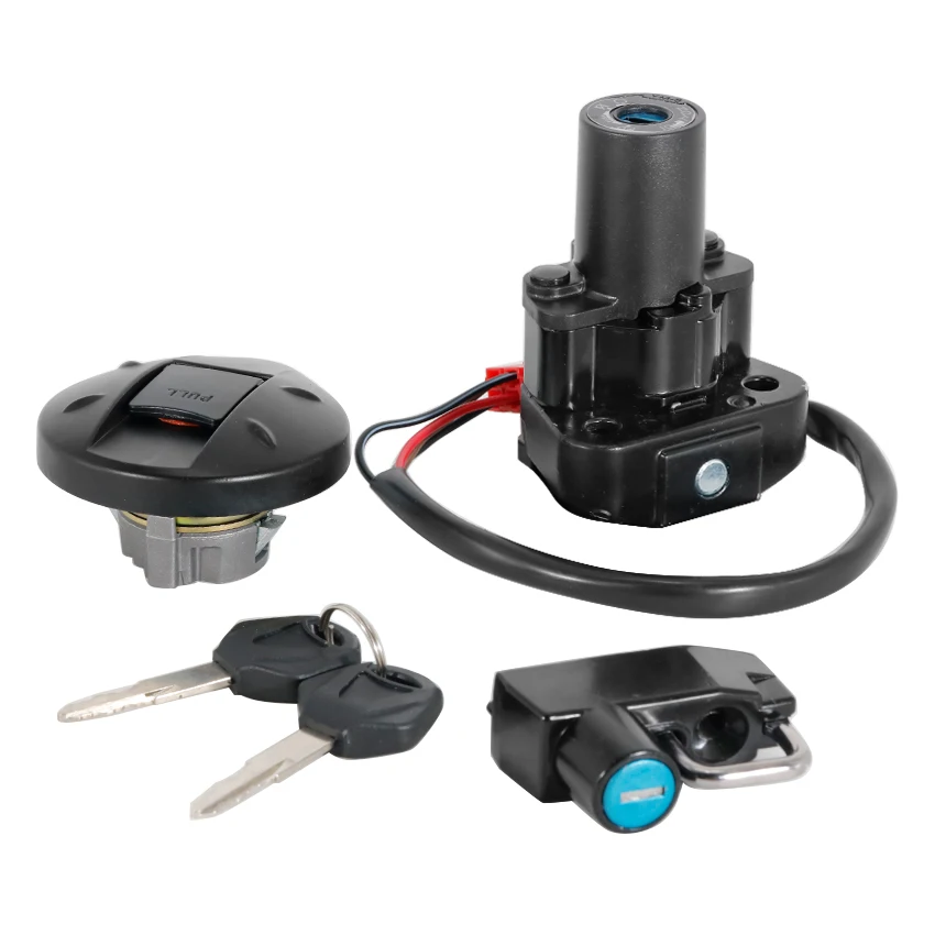 Motorcycle Ignition Switch Seat Lock Key Set For Yamaha XT250 Serow XT250ZC XT250YC XT250X XT250XC XT250B XT250BC XT250A XT250AC