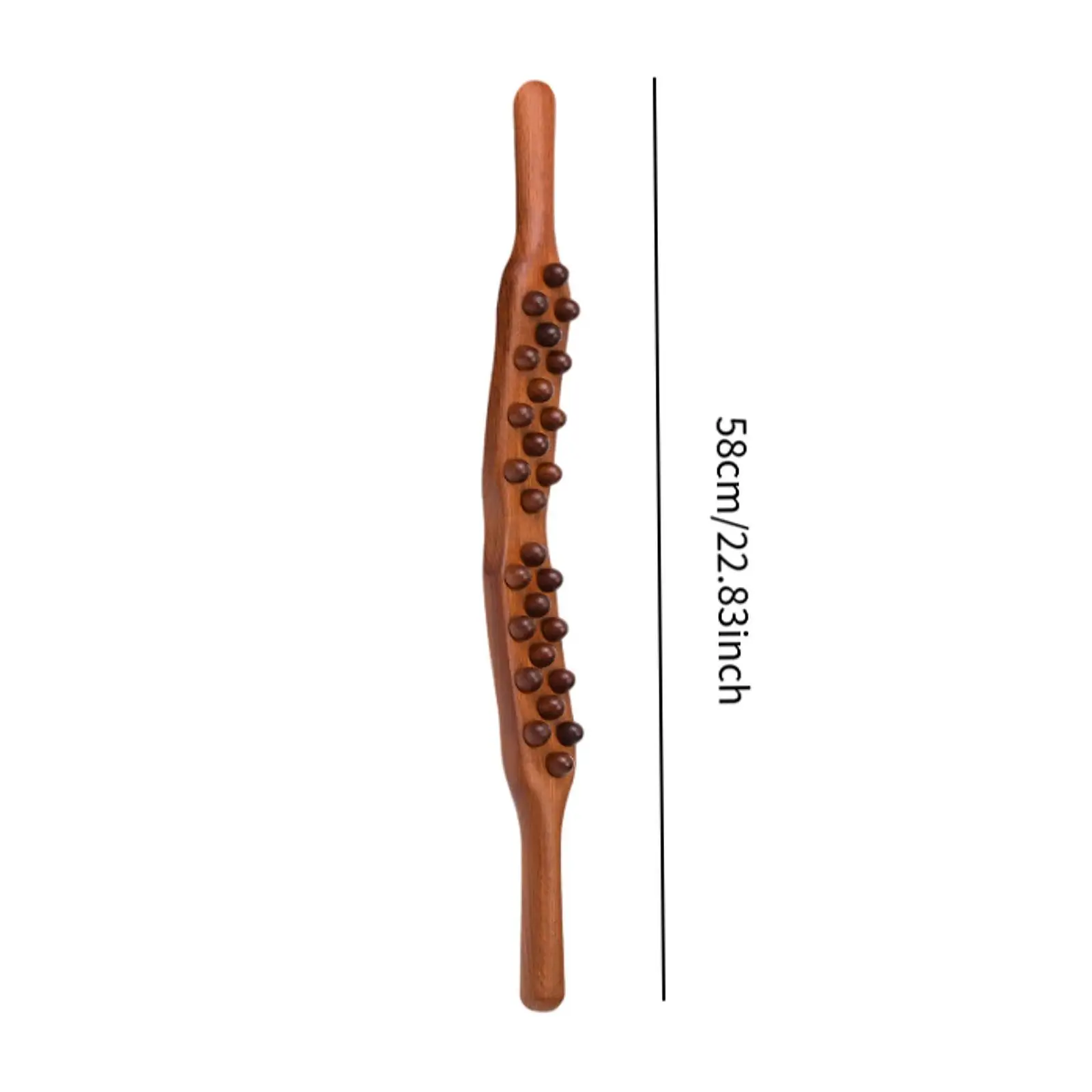 Rodillo de masaje de madera, palo Guasha profesional Manual para cuello y pierna