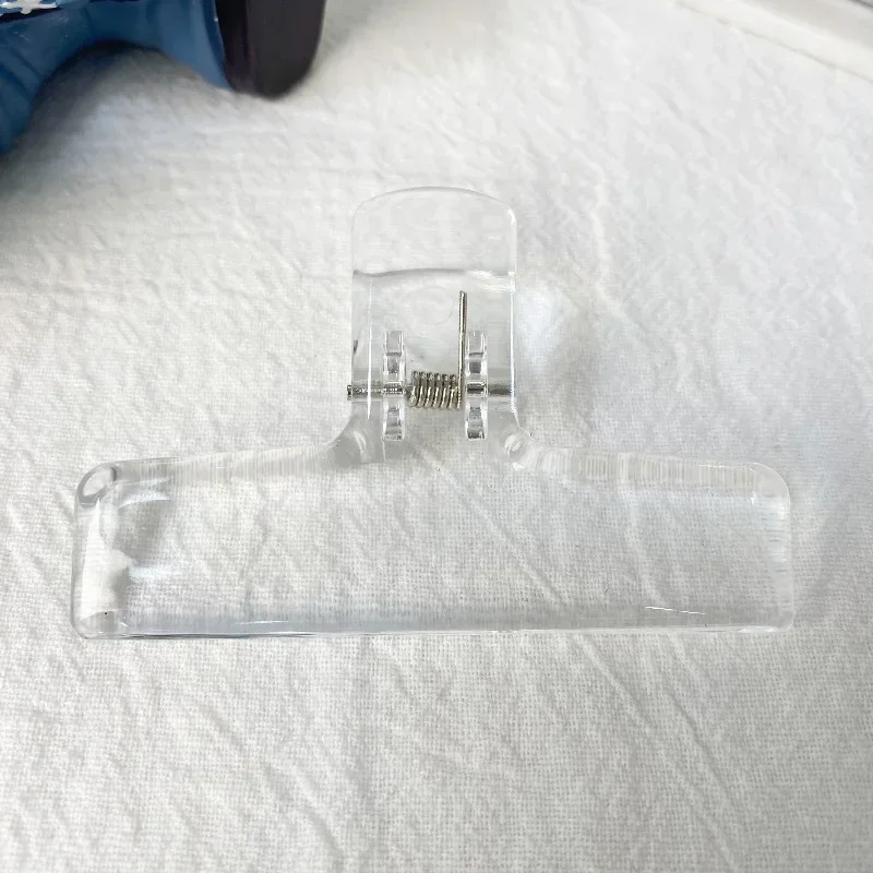 Schöne transparente Acryl-Clips im minimalistischen Stil, Federklammern für Schüler und Lehrer, Büroklammern, Verschlussklammern