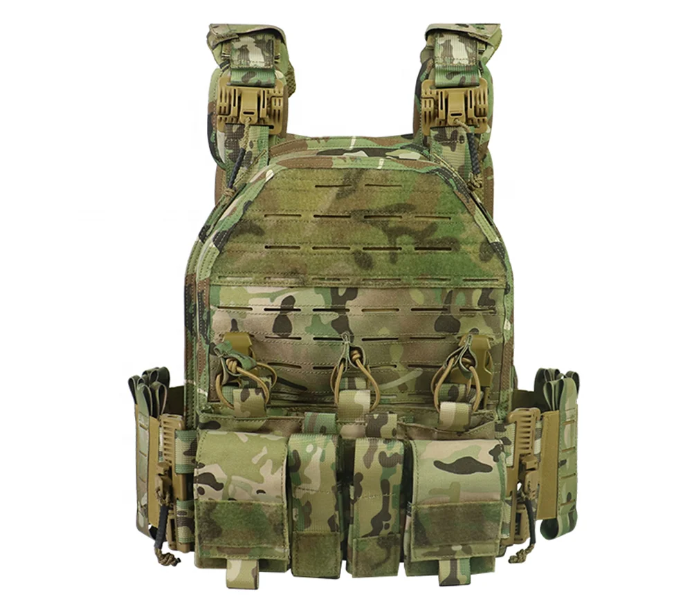 6094 tactical vest MOLLE outdoor camouflage vest 1000D combat protective equipment quick disassembly