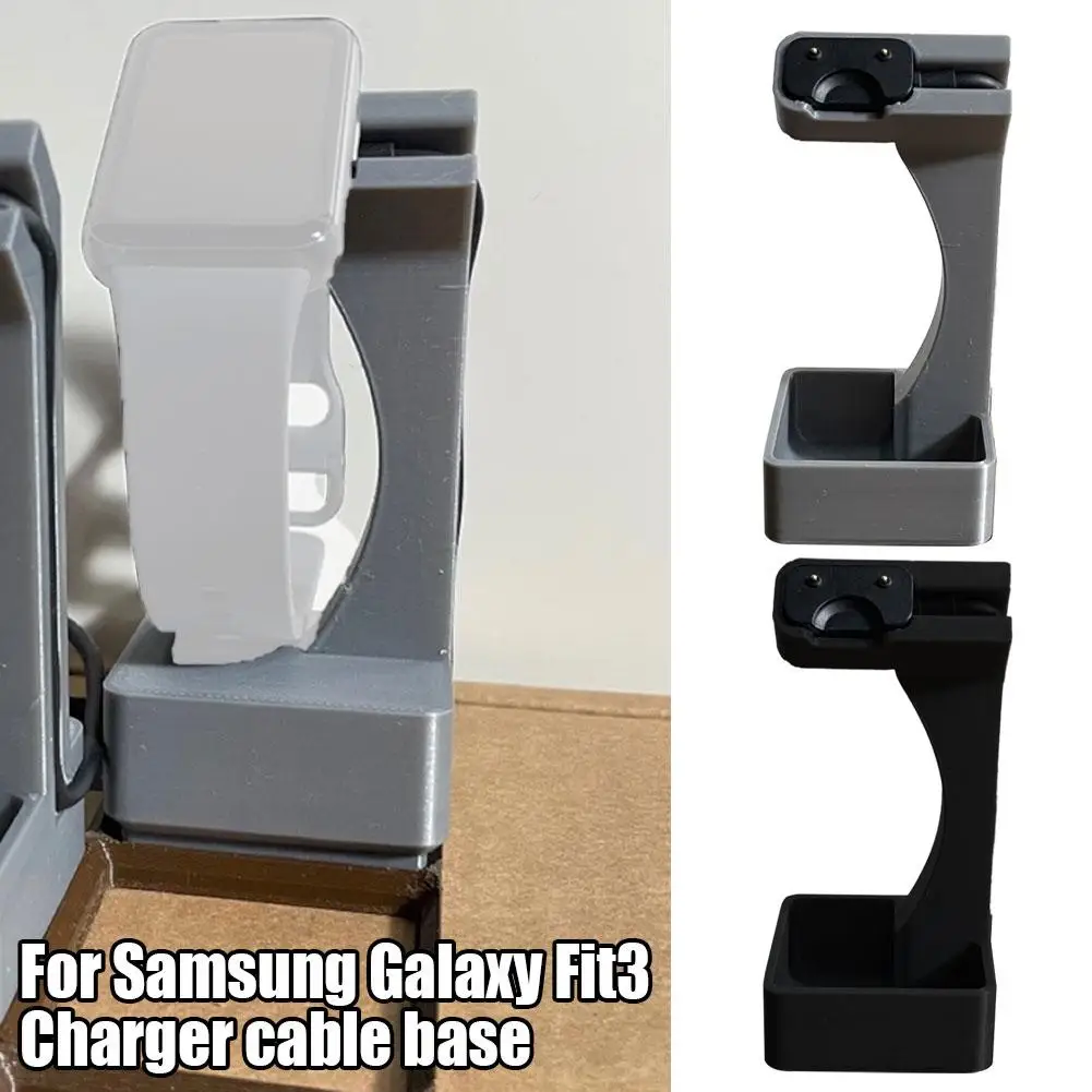 Adaptor pengisi daya dudukan Desktop dasar pengisian gelang untuk Samsung Galaxy Fit3 Aksesori cetak 3D basis pengisian daya gelang pintar Fit3