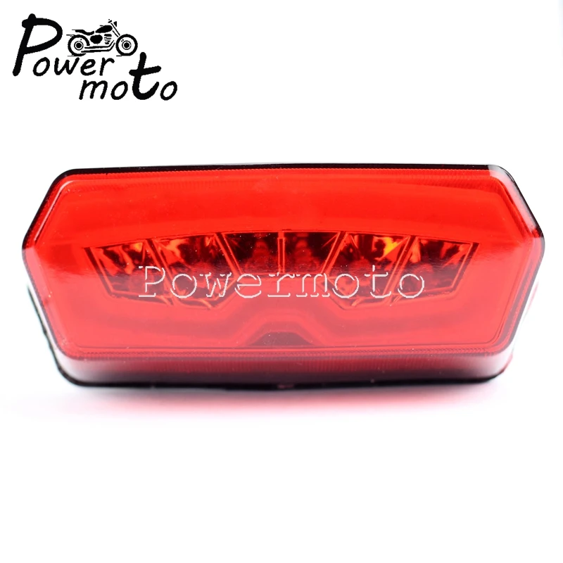 For Honda CB650F CBR650F 2014-2015 CTX700N 2013-2015 MSX Grom 125 2013-2016 Motorbike Red Integrated LED Turn Signals Tail Light
