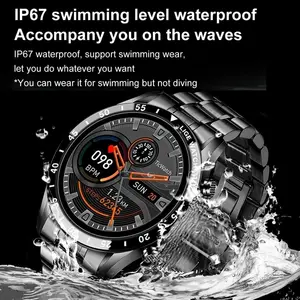 Male Intelligent Smart Fill, Full Circle Touch Screen, Bluetooth Call, Waterproof, Sport Activity, Fitness Clock, Box, 2024 12 Main Sales Men's Lege Watch - №6