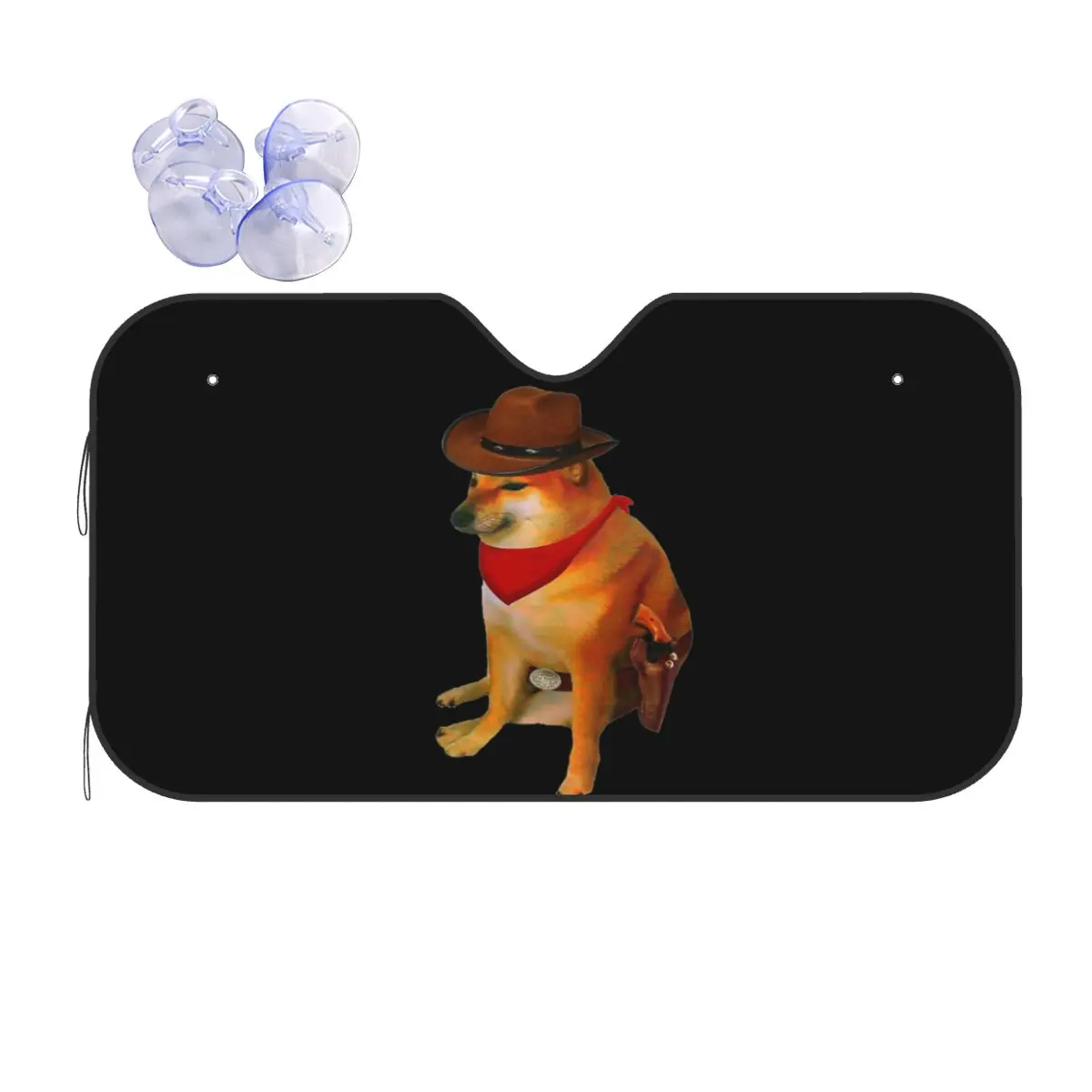 

Doge Shiba Inu Memes Sunshade Windscreen Car Front Windshield Window Sun Visor Accessories Covers