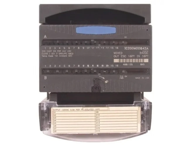Original New Discrete Output Unit IC200MDD842 VersaMax 24 V Input, Positive/Negative Logic, 16 Channels, 24 V Output