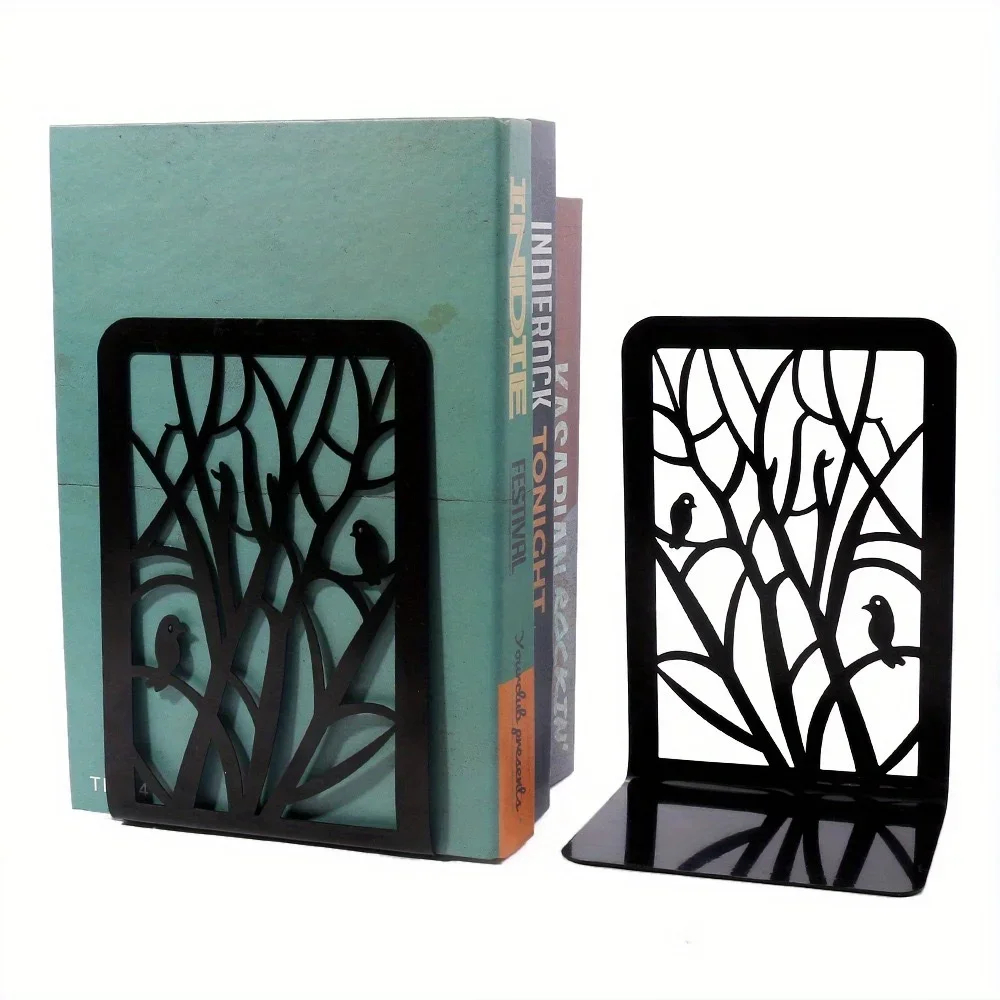 1Set Creative Book Files Stationery Home Decor Book Stands, Reading Stands, Book Storage Shelves, Openwork Table Decorations