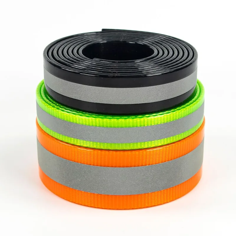 Custom Waterproof Reflective Plastic Polyurethane Vinyl PVC TPU Coated Nylon /polyester Webbing Strap for Dog Collar and Leash