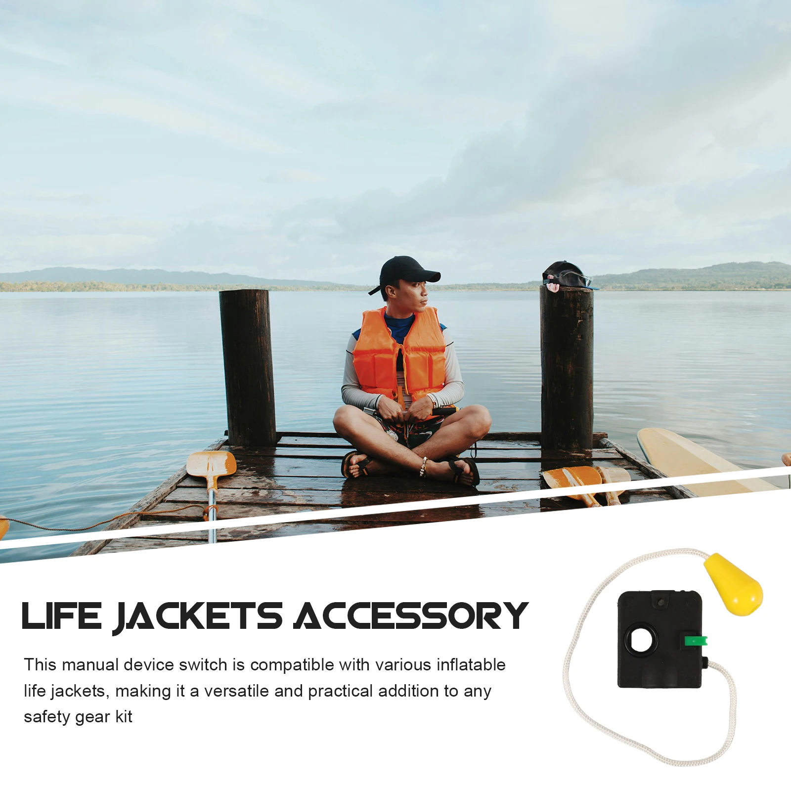 

Manual Device 33g CO2 Cylinder Stainless Steel Inflatable Accessory Portable Lightweight Emergency Safety