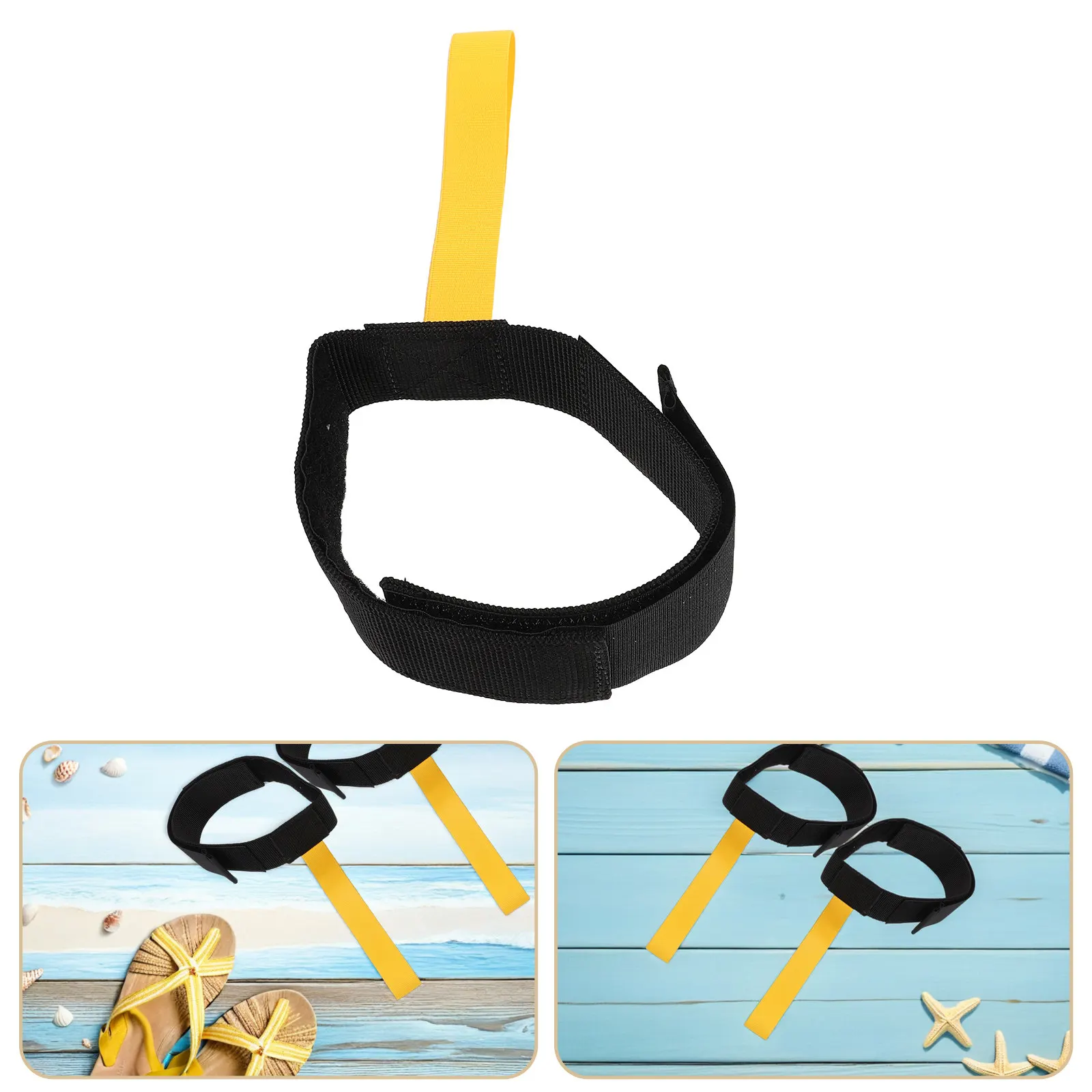 

2 шт. ярких ремней для ласт с быстрым отсоединением, страховочный шнур для плавания, фридайвинга, акваланга