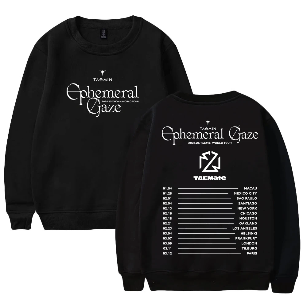 

Kpop Taemin Ephemeral Gaze World Tour 2025 Merch Crewneck Long Sleeve Streetwear Men Women Sweatshirt Trendy Outfits