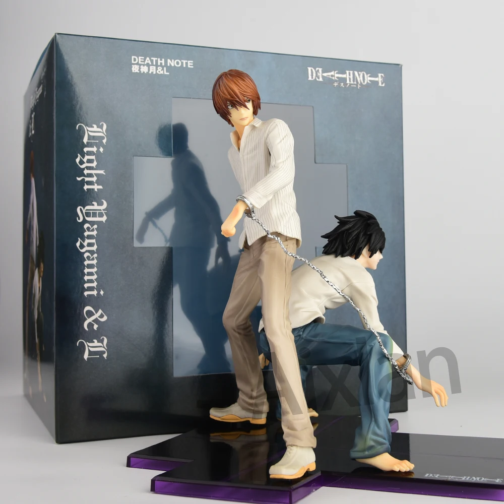 24cm Death Note Anime Figure Light Yagami L PVC Action Figure 1160