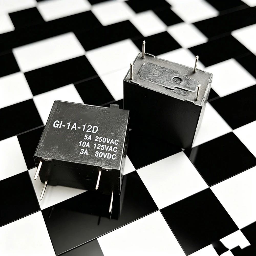 1pcs 100% Original Neue GOLDENE GI-1A-12D 12VDC GI-1A-24D 24VDC 4 PINS 5A Relais