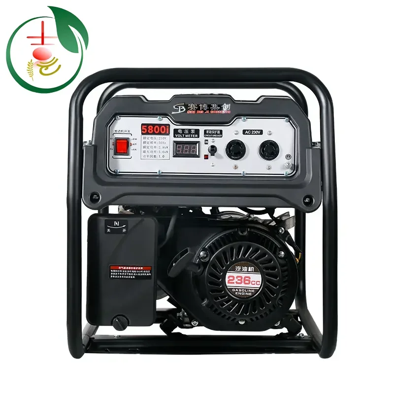 

High-quality Chinese 10kw Mini Gasoline Generator 230v Single Phase AC Output Electrical Starting System Rated 400v