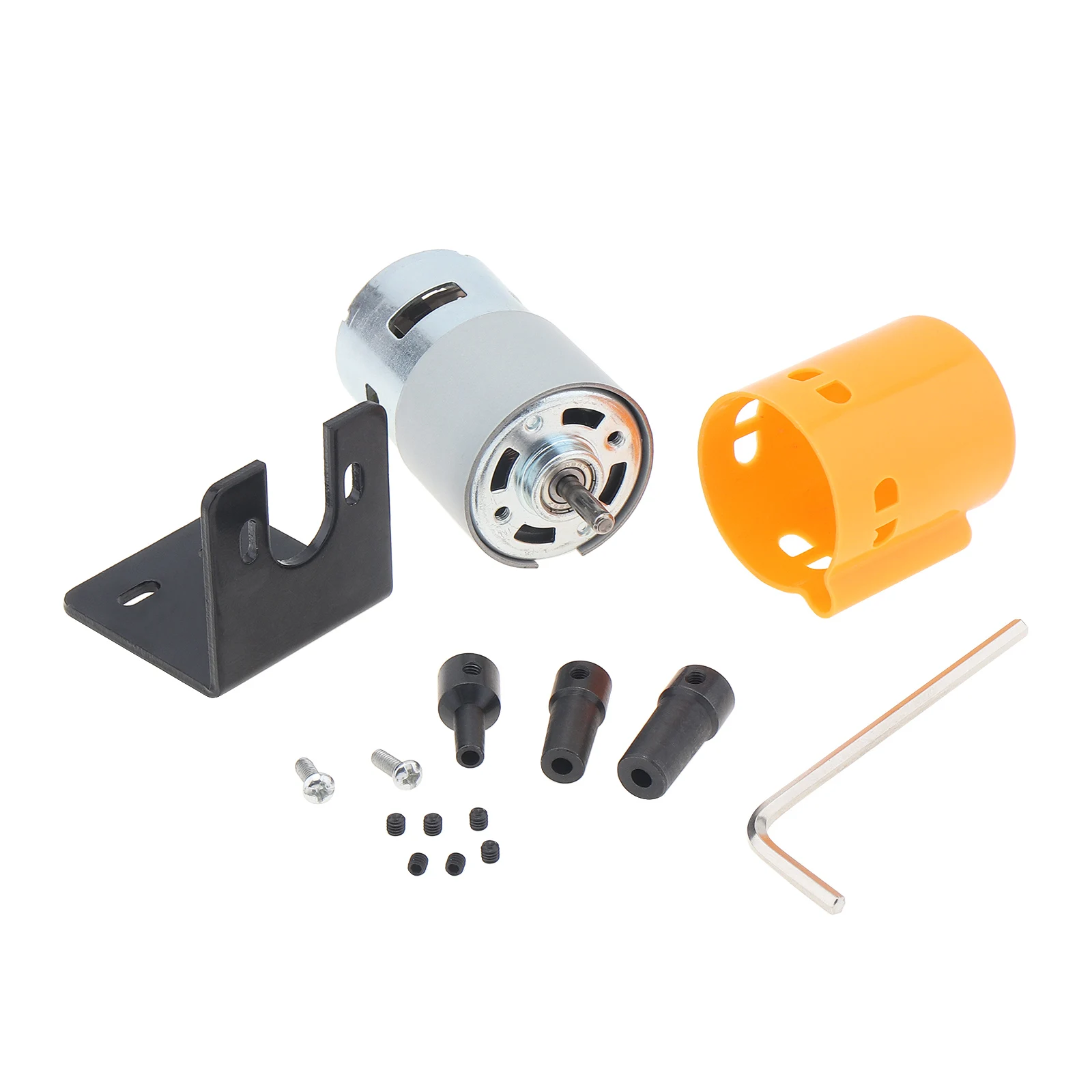 775 DC Motor 12V/24V Micro Motors DIY Table Drill Accessory for Small Household Tools with JT0 B10 B12 Adapter Connecting Rod