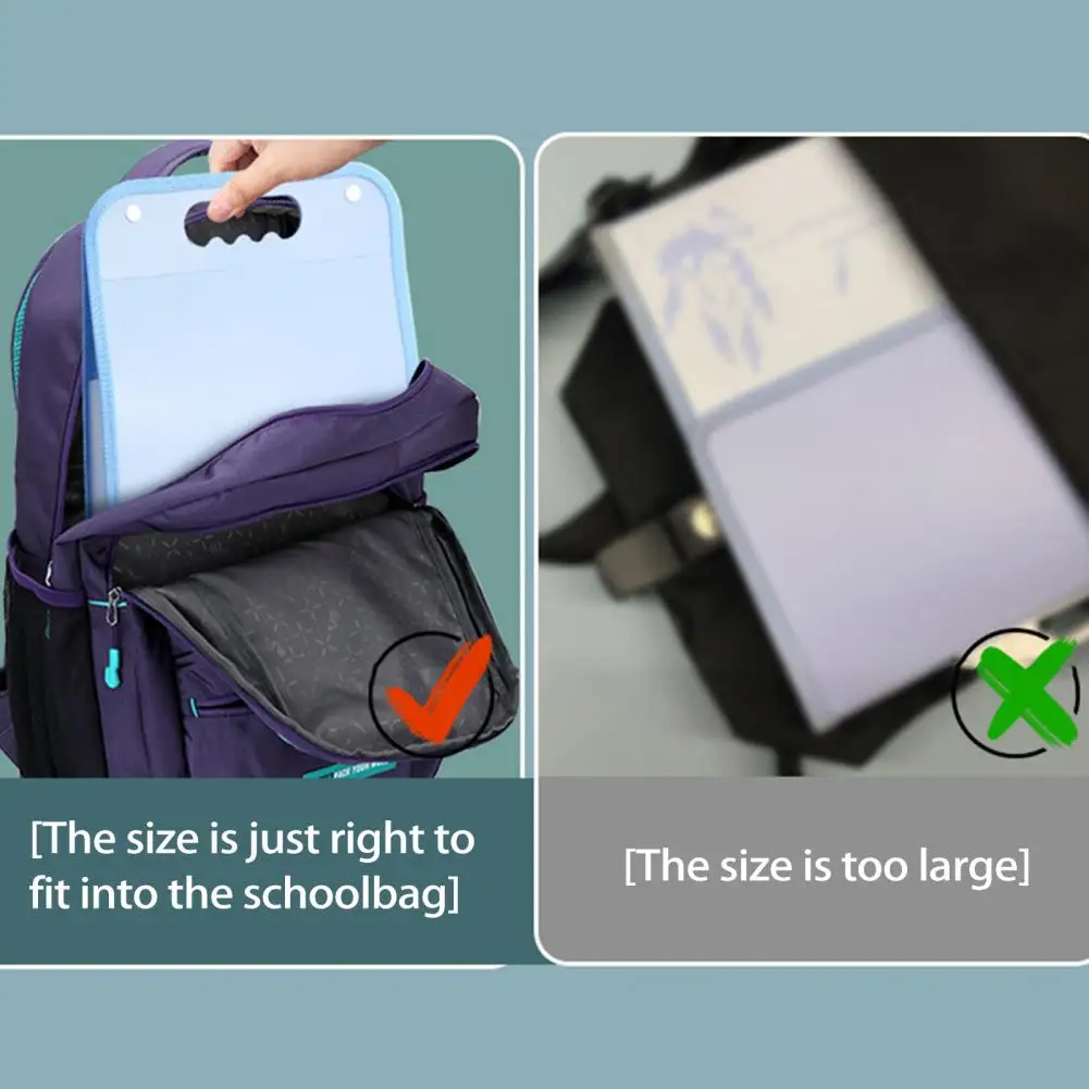 Document Folder Dual Buttons File Organizer Portable File Students Test Paper Accordion File Holder File Organization