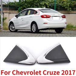 CAPQX For Chevrolet Cruze 2017 Rear Triangle Window Trim Plate Rear Windshield Side Corner Exterior Triangle Garnish Cover Panel