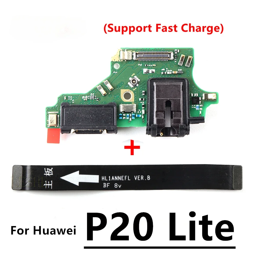 

Для Huawei P20 Lite USB зарядное устройство док-разъем порт зарядки гибкий кабель материнской платы