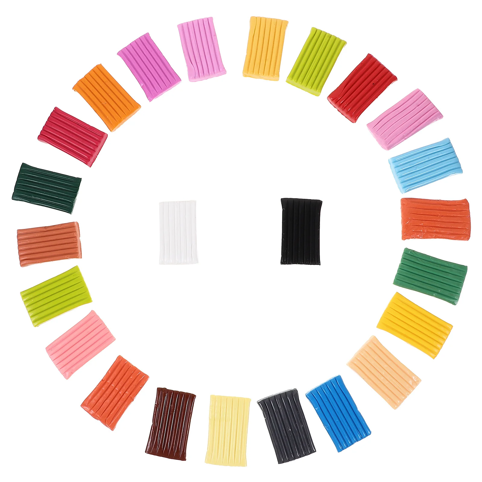 1 Box Of Soft Polymer Diy Kit Bright Color Modeling Clay Set For Crafts Sculpture Keychains Phone Charms Clay Craft Starter