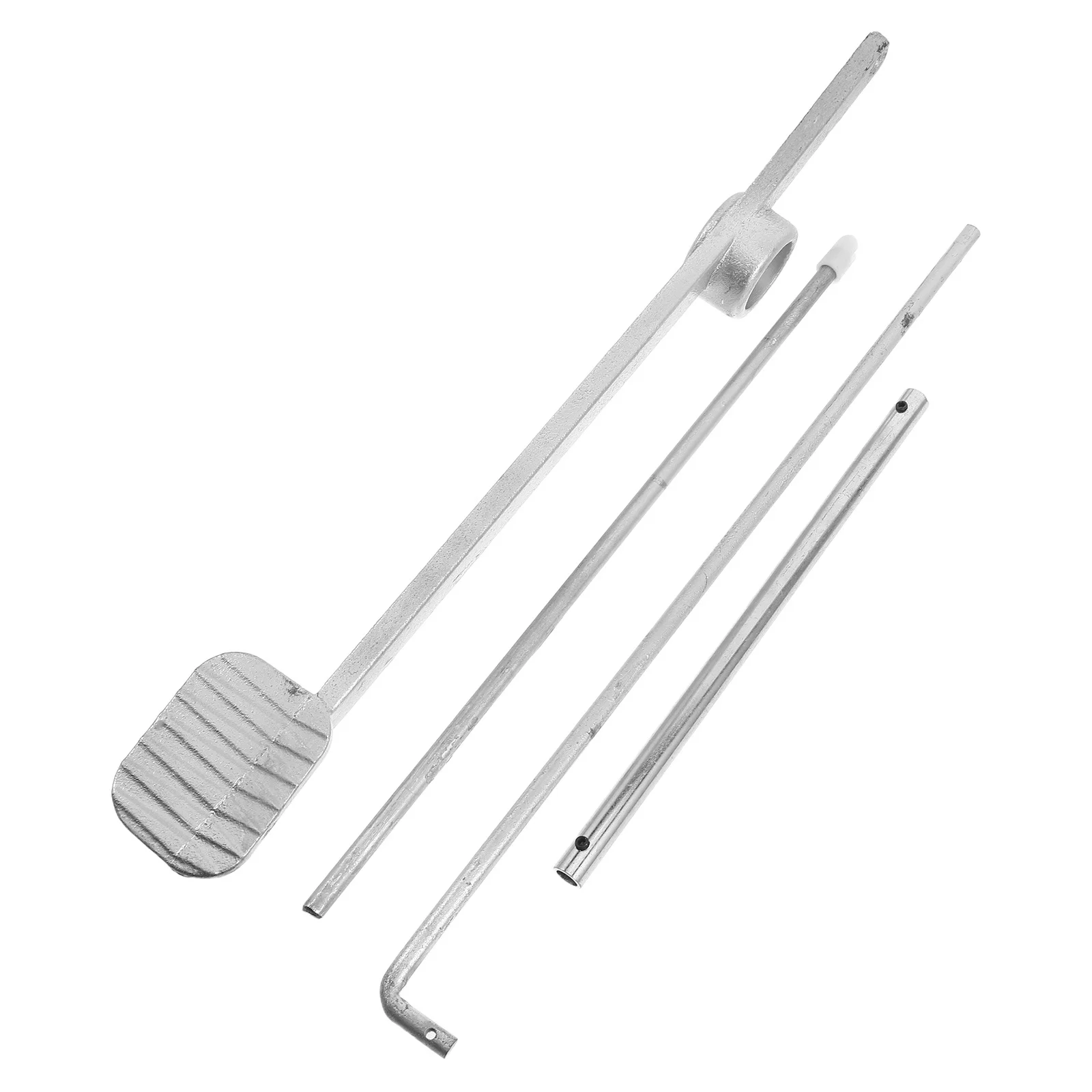 

1Set Outdoor Trash Can Metal Foot Pedal Easy Install Hands Free Operation Durable Iron Material Large Bins Waste Disposal