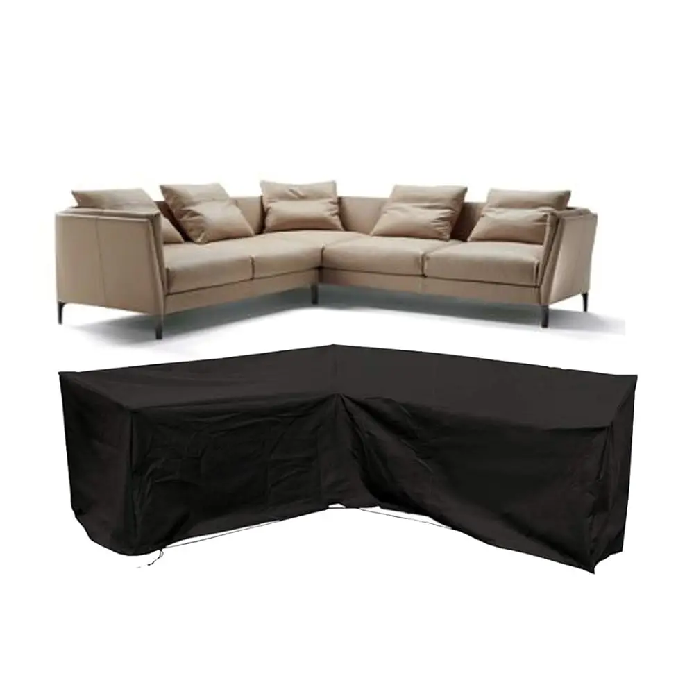 

Patio Furniture Cover 84X84Inches V Shaped Sectional Sofa Cover Waterproof Dustproof Furniture Protection Corner Sofa Cover For