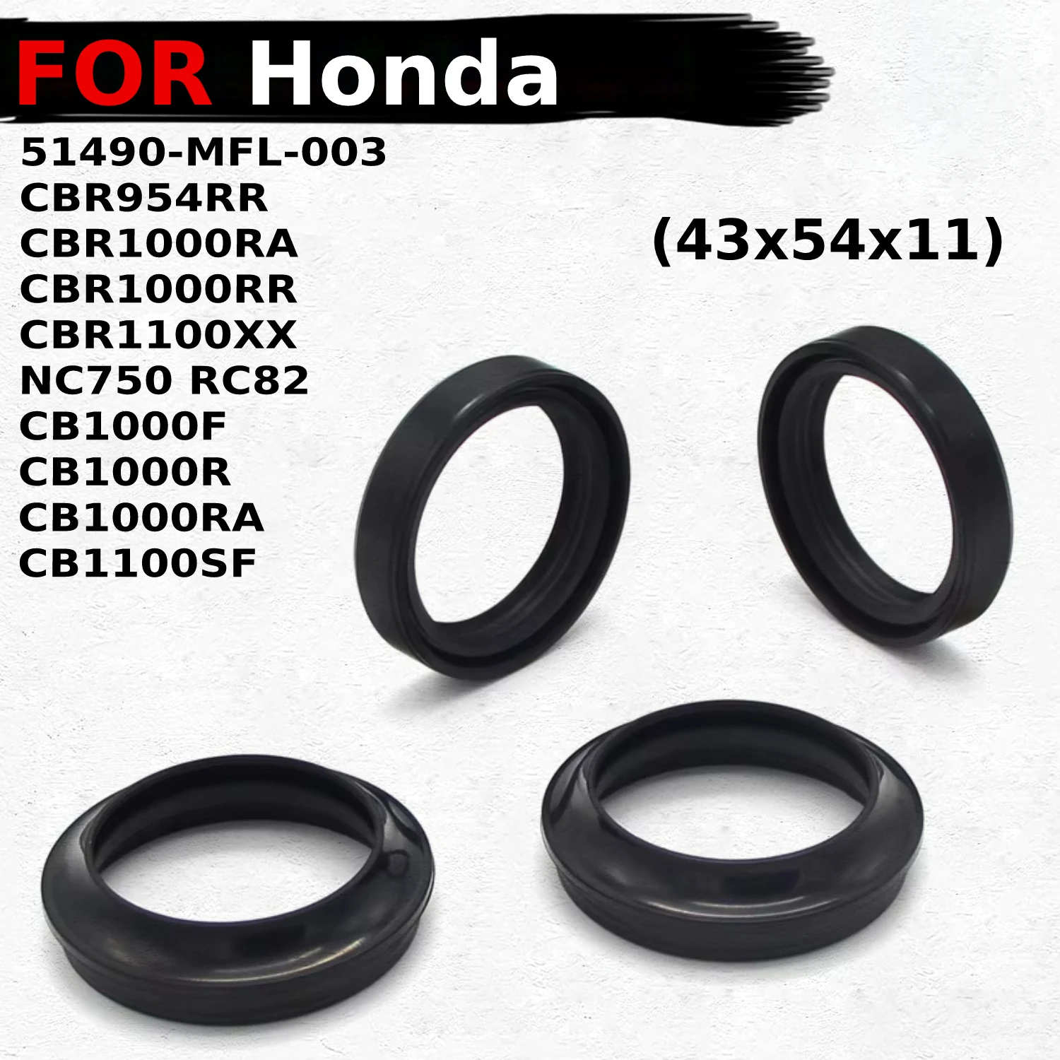

Масло демпфера мотоцикла, фотокольца для Honda 51490-MFL-003 CBR954RR CBR1000RA CBR1100XX CB1100SF NC75CB1000FCB1000R CB1000RA