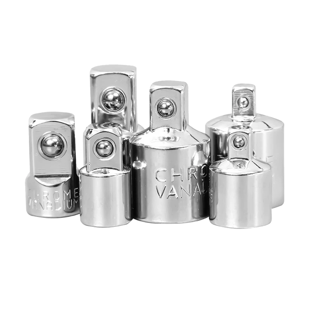 

6pcs Chrome Vanadium Steel Sockets 10mm 125mm 63mm Mirror Finish Wrench Set Slim Profile Socket Tool Kit Connectors Hand Tools
