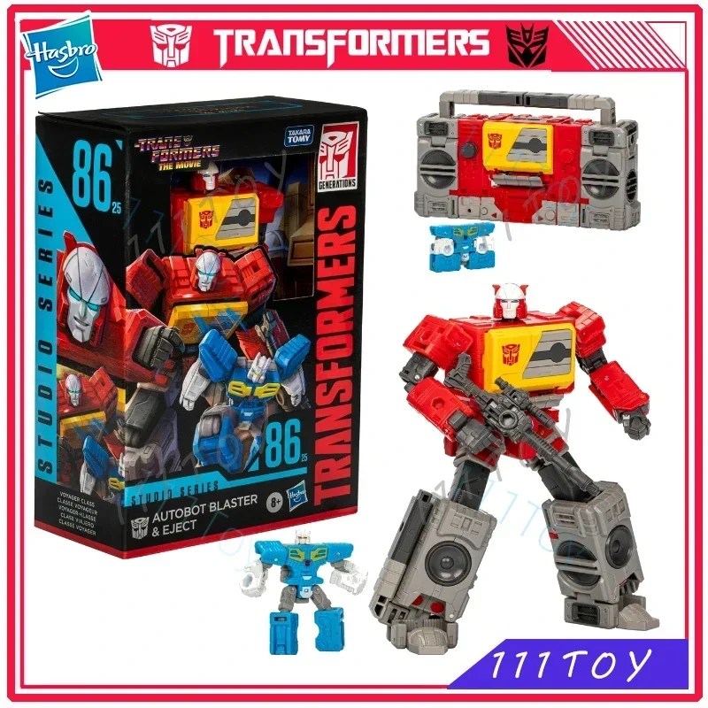 

In Stock Hasbro Transformers Classic Toys The Movie1986 SS86-25 Blaster&Eject Action Figure Robot Toy Collectibles Gifts Hobbies