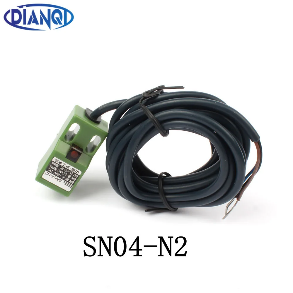 DIANQI Inductive Proximity Sensor SN04-N2 NPN 3WIRE NC  DC 6-36V Detection distance 4MM Proximity Switch sensor switch