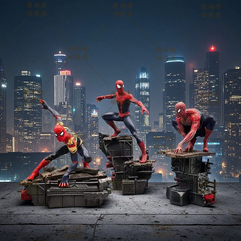 

Spider Man Wall Climbing Scene Action Figures Tobey Maguire Model Figure Collection Ornament Movie Peripheral Statue Toys Gifts