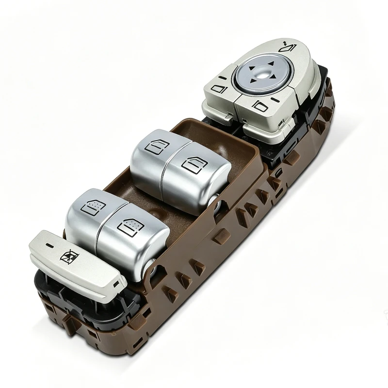 Brown Power Window Control Switch 2229052004 For Mercedes Benz W222 X222 AMG S320L S400L S500eL S600L S63L M279 M276 M278 M157