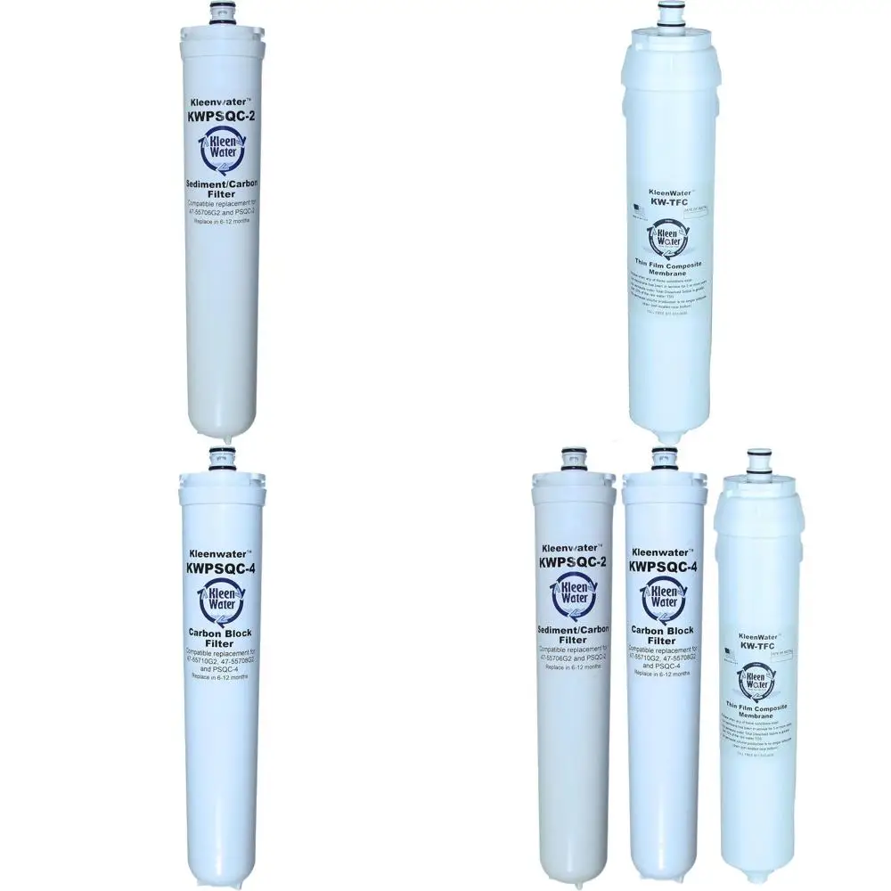 

Made in USA Replacement Filters: SQC 3 System, Model 47-55706G2, 47-55710G2, and 66-4706G2