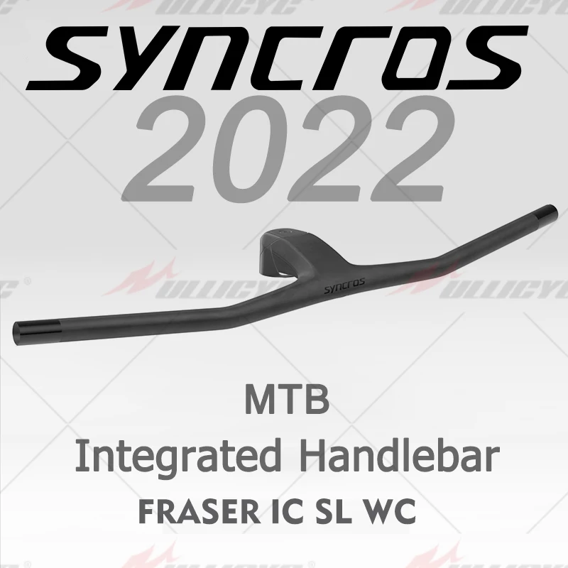 

2022 SYNCROS FRASER IC SL WC -Integrated T1000 Carbon Handlebar for MTB Mountain Bike Fittings Matte Frame