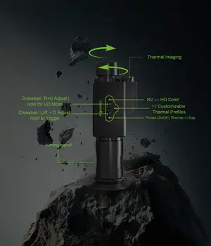 MV265Pro 2025 Premiere Infračervený univerzální monokulární dalekohled s nočním viděním, dalekohled, termovizní monokulární dalekohled 10 nejlepší prodej Premier Optics - №8