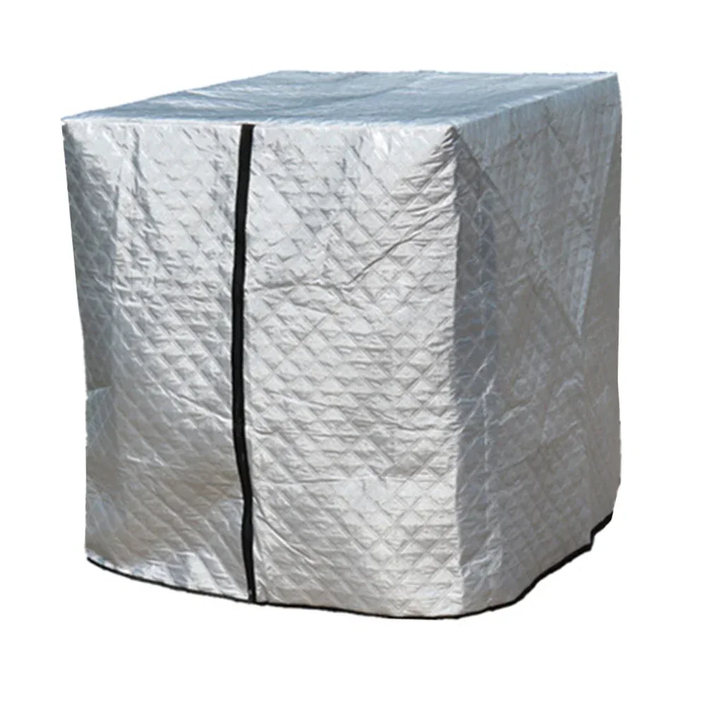 Outdoor Use Winter Weather Protection Silver IBC Tank Cover Winter Protection For Water Tanks Thick Insulation