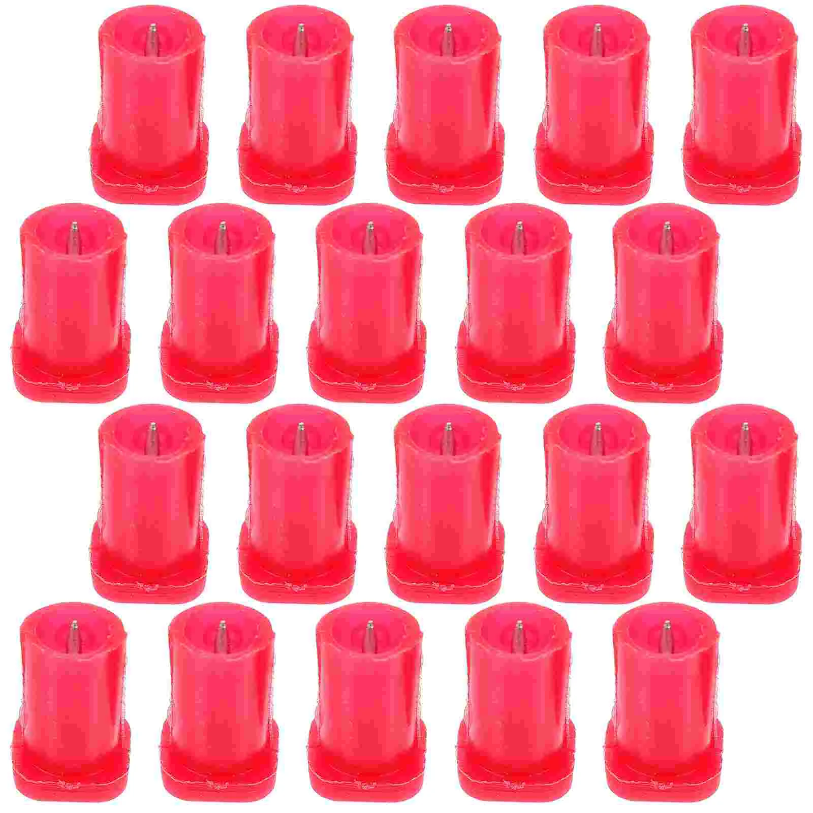 40 Pcs Glue Bottle Mouth Needle Anti-blocking Needles Plug Replace Supplies