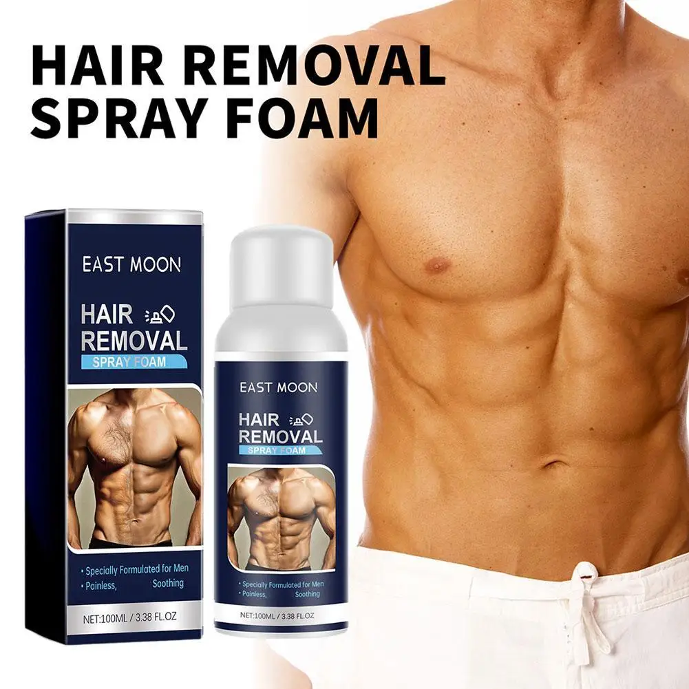 Hair Removal Spray Non-Irritating Gentle Inhibitor Painless Depilatory Cream Sprays Armpit Legs Arms For Men