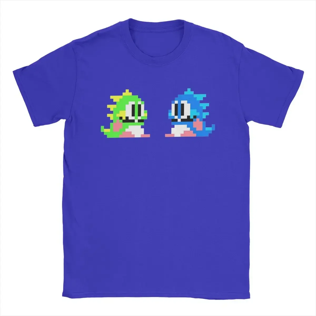 Fun Tee Shirt Short Sleeve O Neck T-Shirt 100% Cotton Party Tops Bubble Bobble Dragons Men's T Shirts men clothing graphic funny