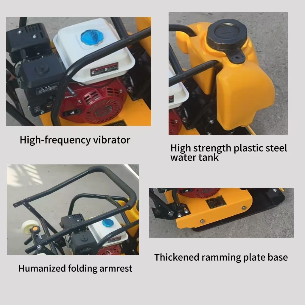 Construction Diesel Gasoline Hydraulic Plate-compactor Professional Plate Compactor Machinery Hand Held Small Rammer Compactor