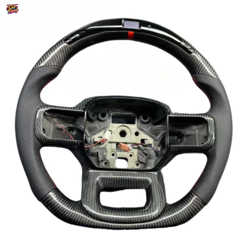 For Ford Trailblazer Rangers Raptors Mount Everest Carbon Fiber Steering Wheel Without Airbag