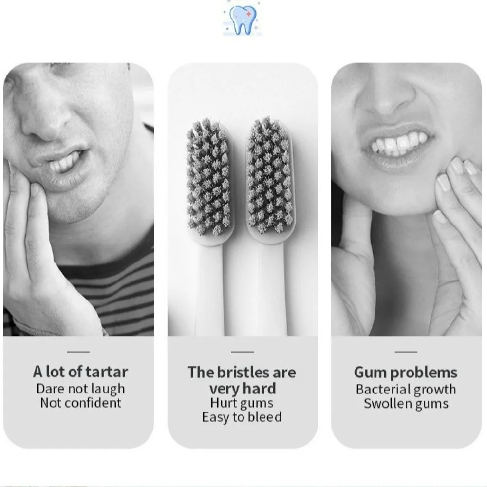 

4 Jet Tip Electric Oral Irrigator 3 Modes 220ml Mouth Washing Machine Oral Care USB Rechargeable Dental Bed Sprinkler Household