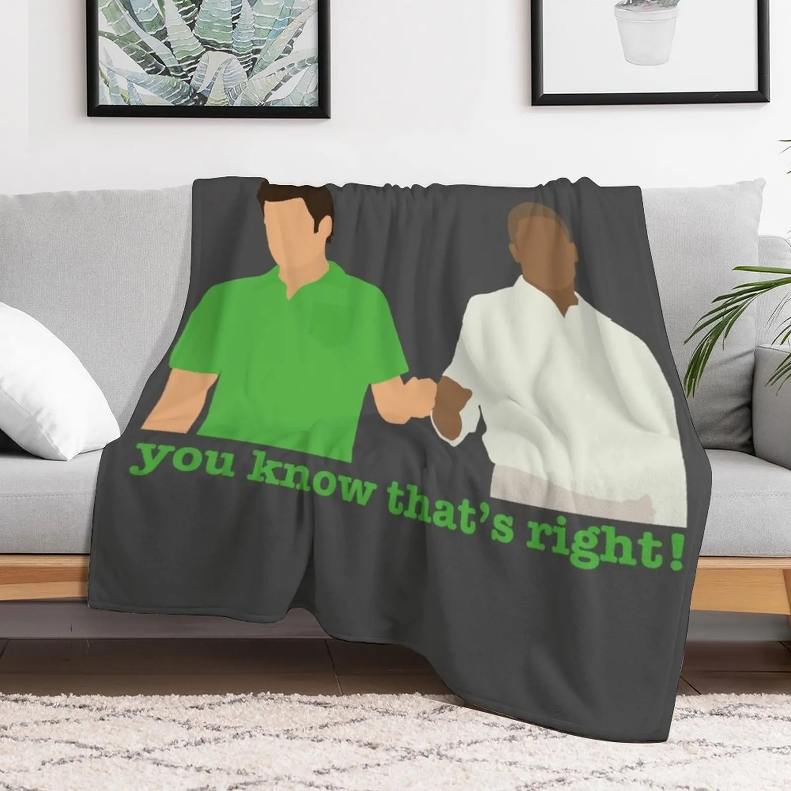 Psych - you know thata??s right Throw Blanket Personalized Gift Vintage Kid'S Blankets