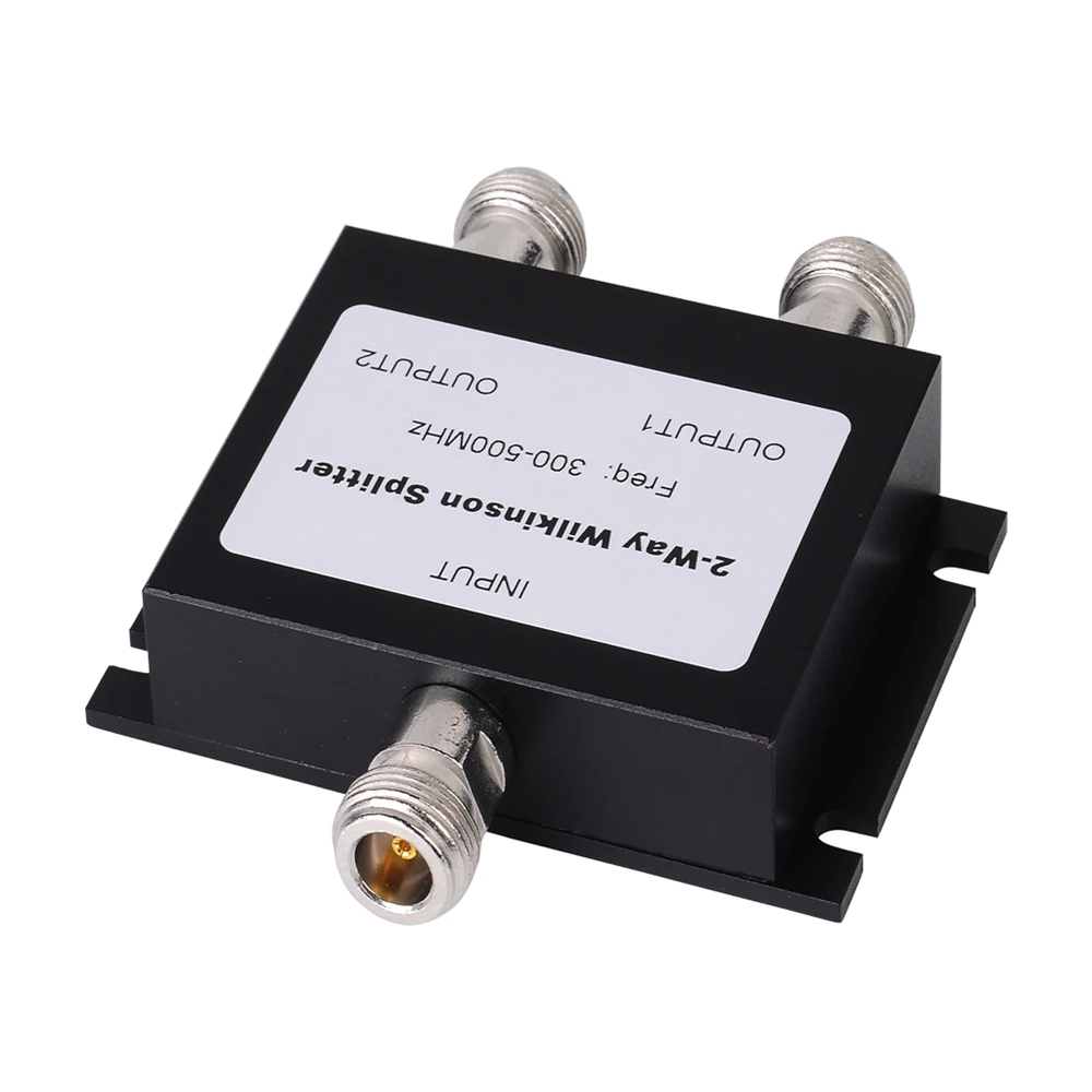 RF 동축 분배기, 1-3 웨이 전력 분배기, 300-500MHz 신호 부스터 분배기, N 암 50Ohm, 전력 분배기