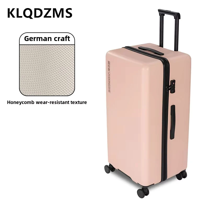 

KLQDZMS 20"22"24"PC Suitcase Men's Boarding Box 26“28”30"32 Inches Large-capacity Trolley Bags Women's Password Box Luggage