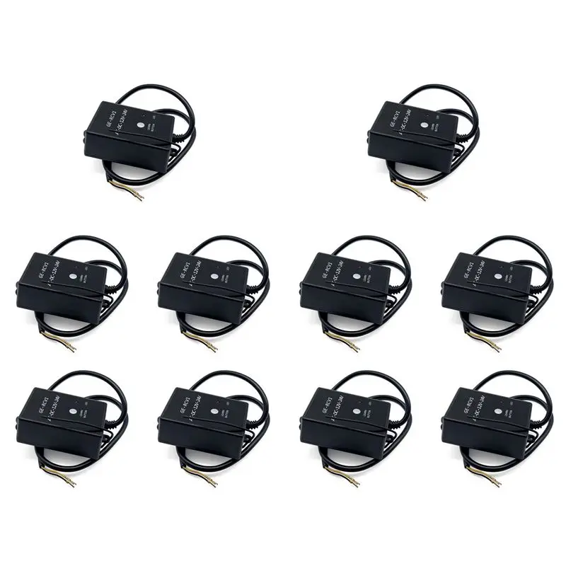 

【RECOMENDAR】10X GE-RCV1 Receiver 433.92Mhz DC/AC 12V/24V For Gate Garage Door Remote Rolling Code And Fixed Code External Receiv