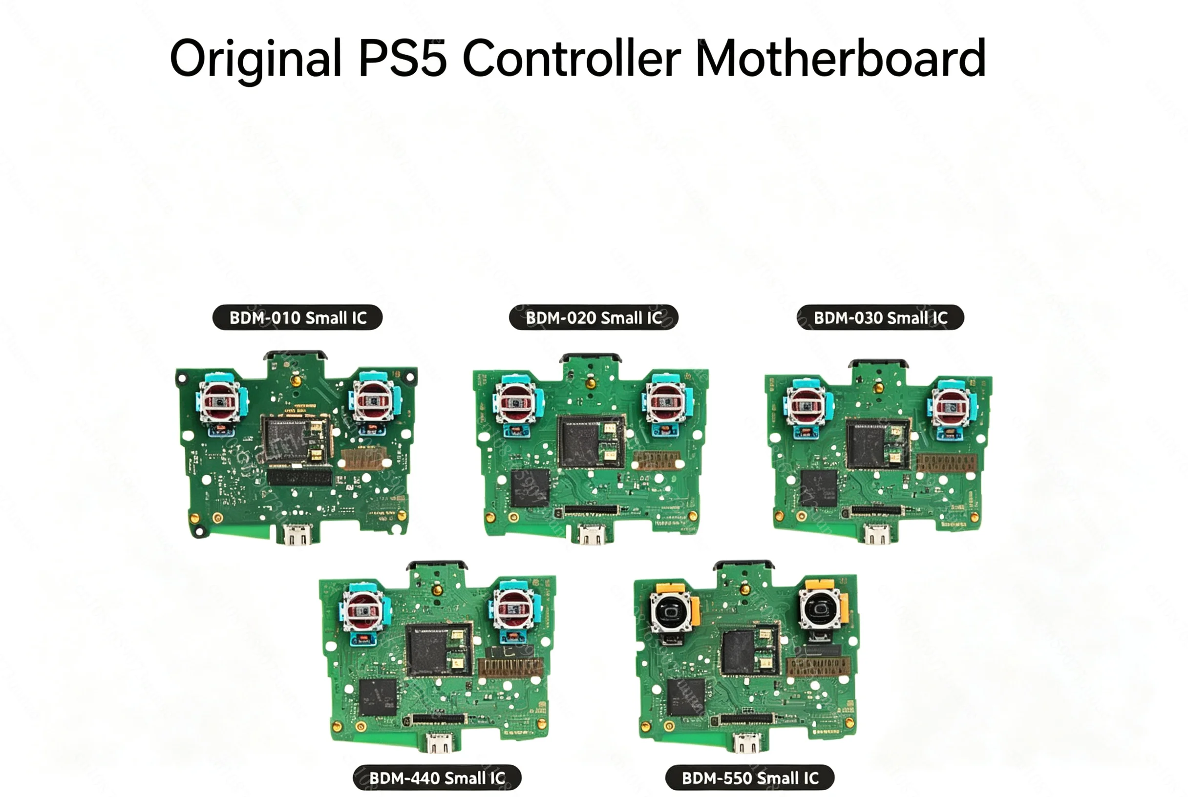 Used Original Joystick Main Board PCB Motherboard for PS5 Controller BDM-050 BDM-040 BDM-030 BDM-020 BDM-010 Replacement Repair