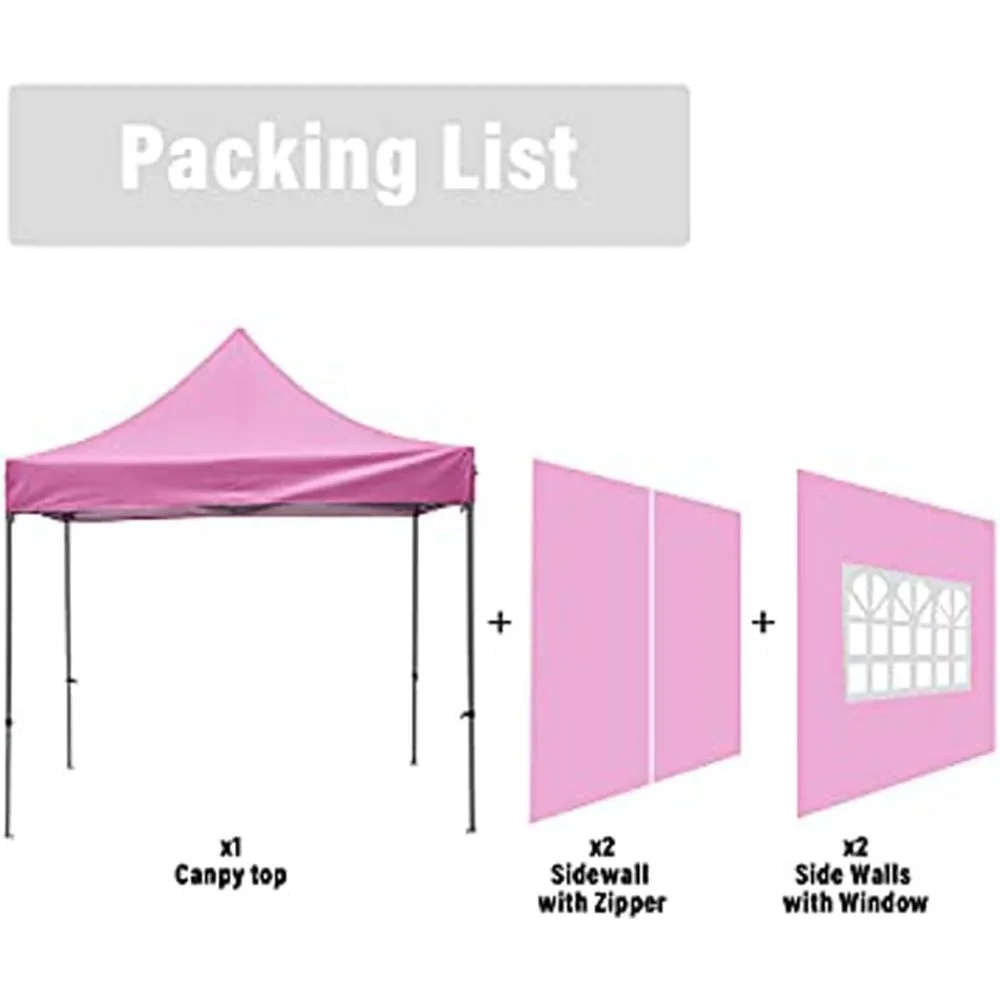 CanAmendments-Flancs latéraux de tente pour 10x10 Pop-Up CanAmendements, flancs 4 pièces, avec dessus CanAmendements, sans cadre