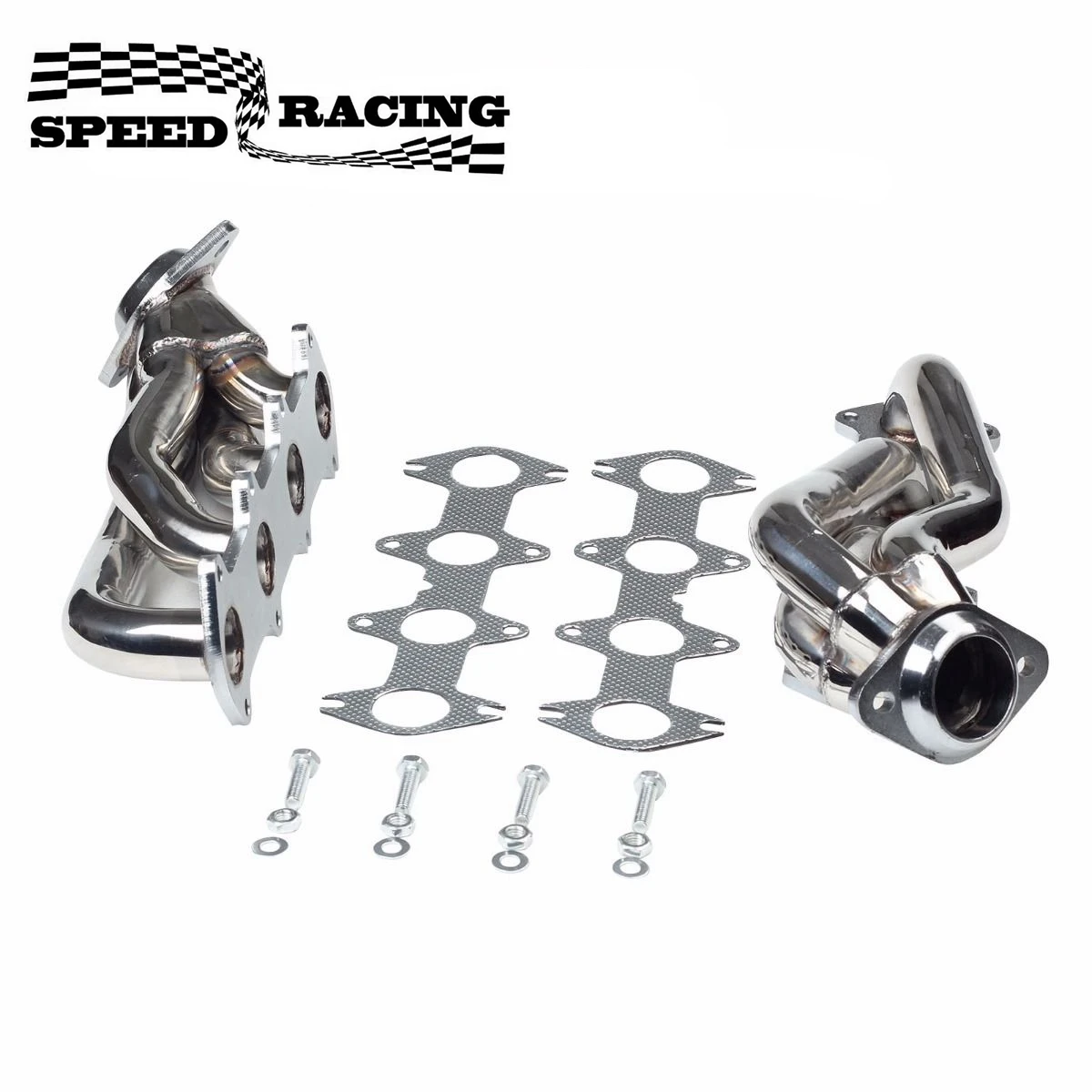 

Stainless Exhaust Manifold Shorty Headers For Ford F150 04-10 5.4L V8