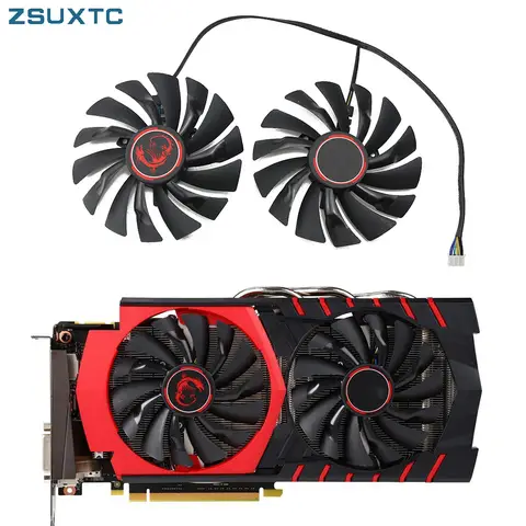 PLD10010S12HH 4PIN Cooler fan For MSI GTX 960 1060 1070 1080 Ti GTX980Ti GAMING RX 470 GAMING X Graphic Card Fan