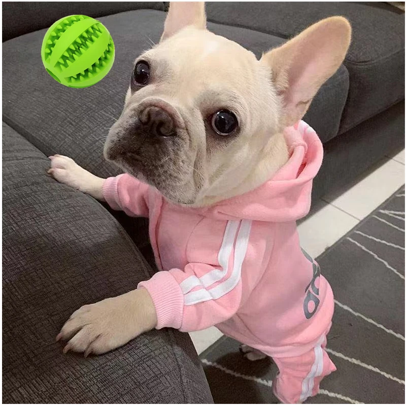 Pet Dog Clothes Hoodies French Bulldog Puppy Dog Costume Chihuahua Pug Dogs Clothing Pet Jumpsuit For Medium Small Puppy Outfit