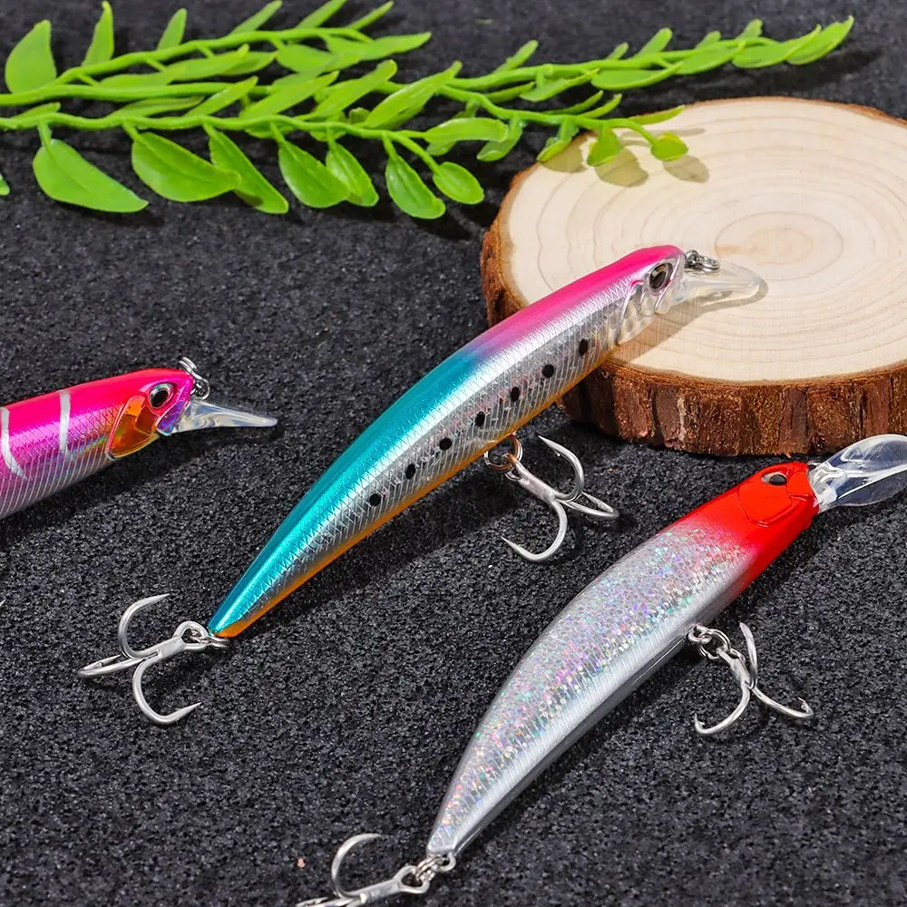 Heavy surfer minnow 90MM 28G Sinking Minnow Fishing Lure Artificial Bait Saltwater Hard Bait Pike Bass Fishing tackle